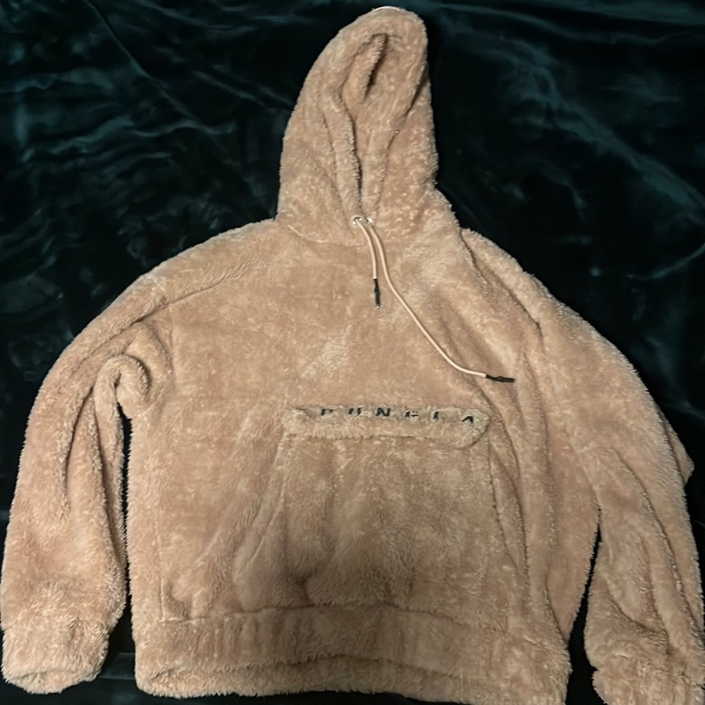 Salmon Youngla Kangaroo Teddy Fleece Size Large